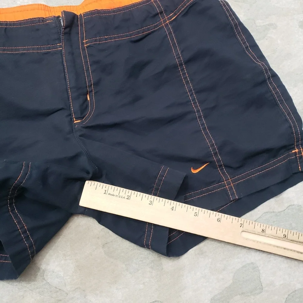 Vintage Nike Shorts Womens  Small Blue Y2k Pockets Drawstring